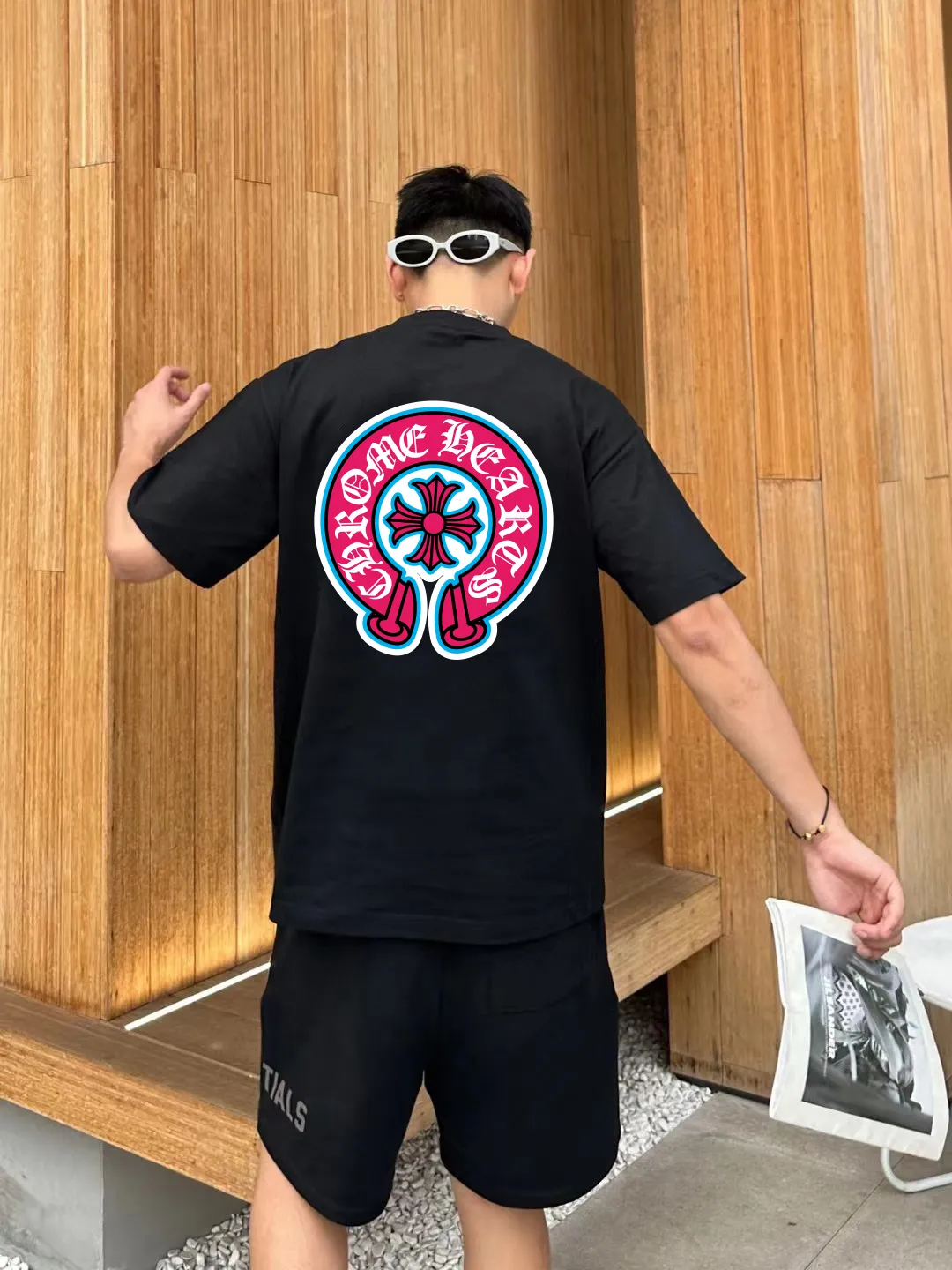 [CH ] 2026FW T LOGO Premium 26s Same Style ：Black White Purple Size：S M L XL 2XL